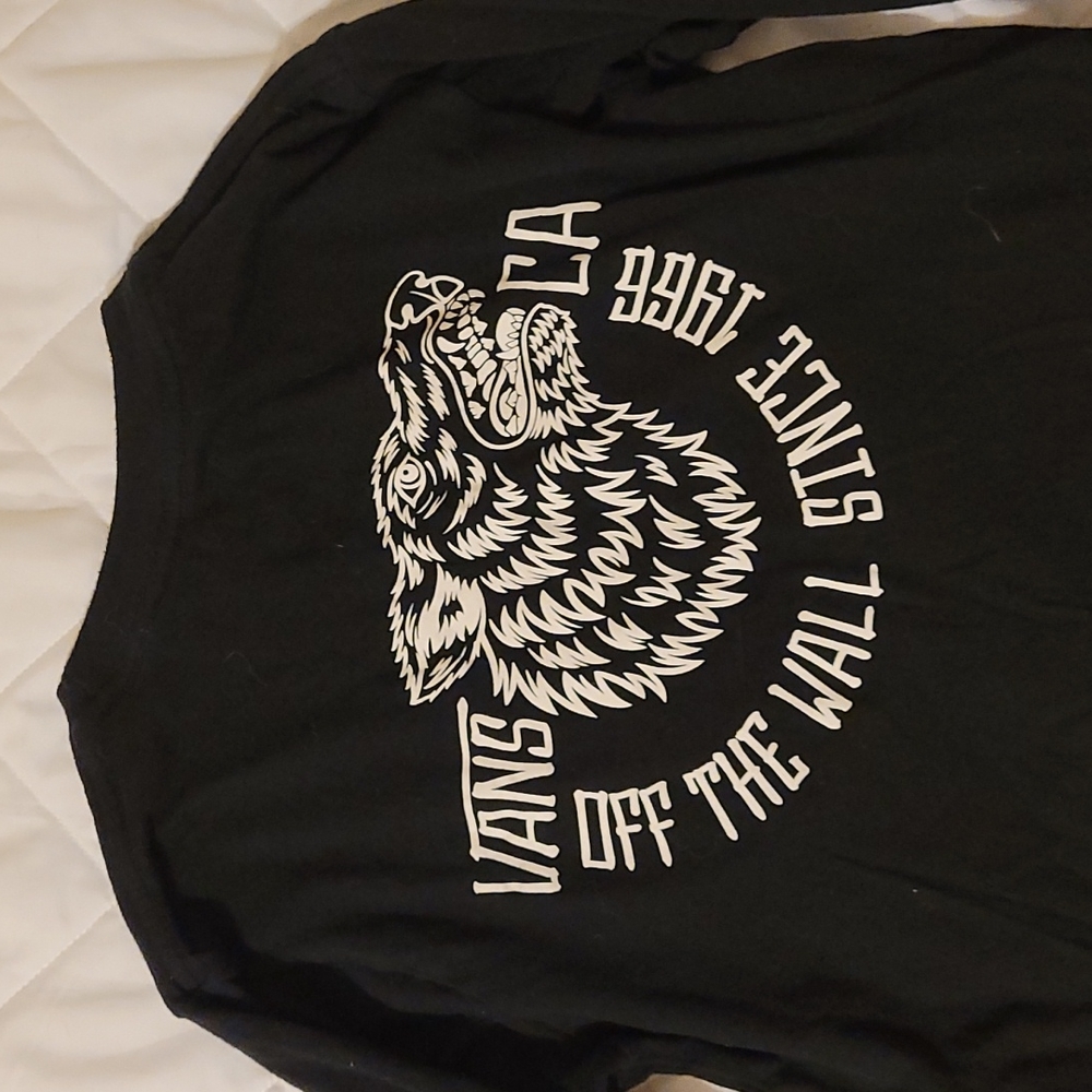 Van's Black Long Sleeve Boy's Size Medium